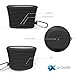 Proxelle Waterproof Bluetooth Speaker, Rechargeable Wireless Speaker w/ Built-in Mic Microphone, Controls and Subwoofer for Bicycles, Driving, Climbing, Smartphones and Computers