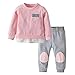Newborn Baby Boys Girls Clothes Long Sleeve T-Shirt Tops Pants Outfit Set