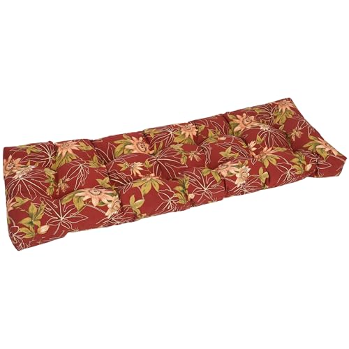 Blazing Needles Outdoor Bench Cushion, 60" x 19", Passion Ruby