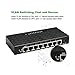 8 Port Gigabit Ethernet Network Switch YILONG 10/100/1000Mbps Network Switch Hub, Desktop Ethernet Splitter, Plastic Desktop High Performance Smart Adapter for Home and Small Business Users, Plug-and-