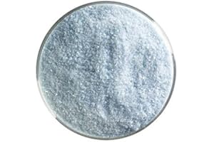 BULLSEYE GLASS CO. Powder Blue Opal Fine Frit - 90 Coe