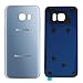 CELL4LESS Replacement Back Glass Cover Back Battery Door w/Pre-Installed Adhesive Samsung Galaxy S7 Edge OEM - All Models G935 All Carriers- 2 Logo - OEM Replacement (Blue Coral)