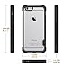 Daswise Full Body Protective Cover for iPhone 6S Case/iPhone 6 Case Shockproof + Self-Adhesive Screen Shield - Drop-Tested, Dust Proof Design, Hybrid ABS Frame, for iPhone 6/6S (Black)
