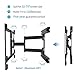 Everstone TV Wall Mount Bracket for Most 37-75 Inch Articulating Full Motion Mounts,LED,LCD and Plasma Flat Screen TVs,Curved TVs,With VESA 600 x 400 and 110LBS,HDMI Cable and Level,Fits 16