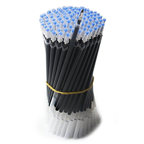 Daycount 100Pcs Pen Refills, Black Ball Point Fine Point Gel Ink Replacement Pen Refills, Office Pen Rods with 0.5mm Tip Standar Size - Thumbnail 7