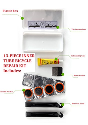image for Bling Multifunction Inner Tube Patch Bicycle Repair Kit. Also for Infl