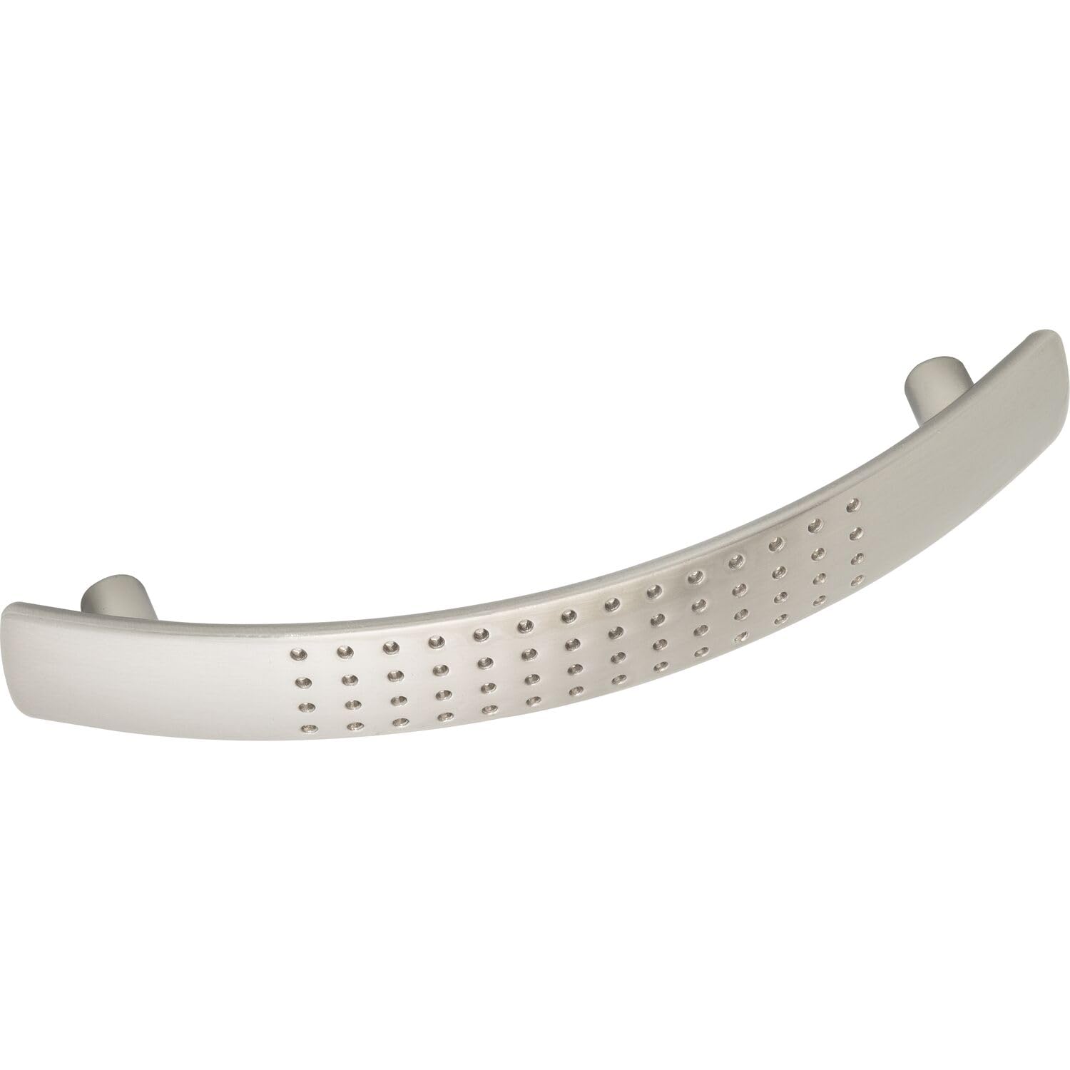 Sun Chain Paris LA Designer Furniture Handle 96 mm Width 124 mm Curved Handle for Cupboards and Drawers Zinc Die-Cast Nickel Plated Matt