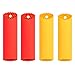KSPOWWIN 4 Pack Upgrade Version Silicone Garlic Peeler Garlic Roller Peeling Tube Easy Useful Kitchen Tools(Red & Yellow)