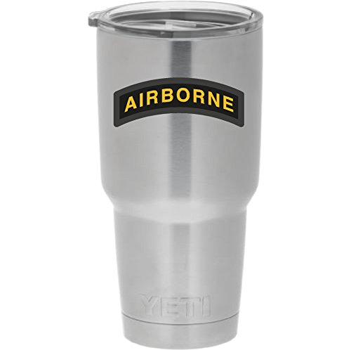 Cups drinkware tumbler sticker - Airborne Air force army navy jets - funny sticker decal