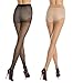 MANZI Women's Ultra-thin Sheer Control Top 10 Denier with Comfort Stretch(2 Pairs) Size L