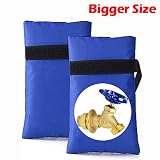 Enlarge Outdoor Faucet Covers for Winter, XL Faucet Protector, 10"H x 6.3"W, Set of 2, Fit for Wall Faucets Outside, Waterproof Insulated Spigot Cover for Freeze Protection, Reusable Faucet Sock