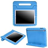 HDE iPad 2 3 4 Case for Kids - Shock Proof Bumper Heavy Duty Protective Cover Handle Stand for Apple iPad 2nd 3rd 4th Generation Tablet (Blue)