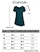Cyanstyle Comfy Clothes for Women Work Girls Boat Collar Retro Solid Color T Shirts Short Sleeve Relaxed Fit Clothing Round Bottom Soft Knit Cute Tunics Blouse Oversized Top Cyan XXL