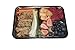 Stainless Steel Lunch Box with 3 Compartments - Eco Friendly Bento Container with a Complimentary BPA Free Plastic Lid for Kids and Adults