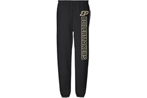 CAMPUS LAB Official Collegiate NCAA Jogger Sweatpants Unisex for Men & Women Collegiate Name Black Collection