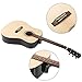 ARTALL 41 Inch Handmade Solid Wood Acoustic Dreadnought Guitar Beginner Kit with Gig Bag, Strings, Picks, Strap, Glossy Black