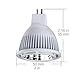 B-right Pack of 5 Units 3W MR16 LED Spotlight Bulbs, 3000K Warm White, 20W Halogen Equivalent, 200 Lumen, 24 Degree Beam Angle, MR16 COB LED Recessed Lighting