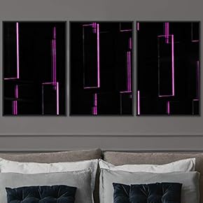 signwin 3 Piece Framed Canvas Wall Art Abstract...