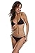 SHEKINI Women's Tie Side Bottom Padded Top Triangle Bikini Bathing Suit