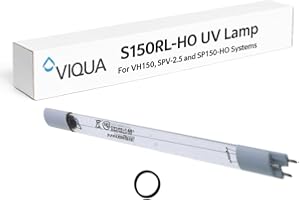 Viqua S150RL-HO UV Lamp Replacement – High-Output 254 nm Bulb for VH150, SPV-2.5 and SP150-HO Systems – 12-Month Replacement, Genuine OEM with 1-Year Warranty