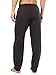 David Archy Men's Soft Cotton Jersey Knit Pajama Pants (S, Brown)