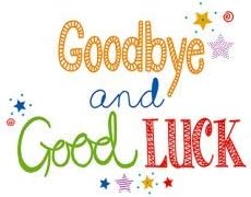 Sloane Graphics Goodbye and Good luck Farewell Card 298mm x 222mm