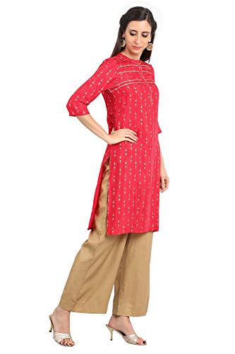 Aurelia-Womens-Silk-Straight-Kurta
