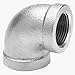 Anvil 8700124400, Malleable Iron Pipe Fitting, 90 Degree Elbow, 2
