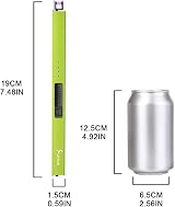 SUPRUS Fluorescent Lighter Glows in the Dark USB Rechargeable Windproof Lighter view 7