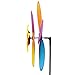 Techinal 1Pcs Plastic Windmill Wind Spinner Whirligig, Sunflower Rainbow Windmill Home Yard Decoration