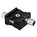 Haoge 50mm Subtend/Bidirectional Double Dual Quick Release Clamp for Arca Swiss RRS Benro Rail Plate Nodal Slide