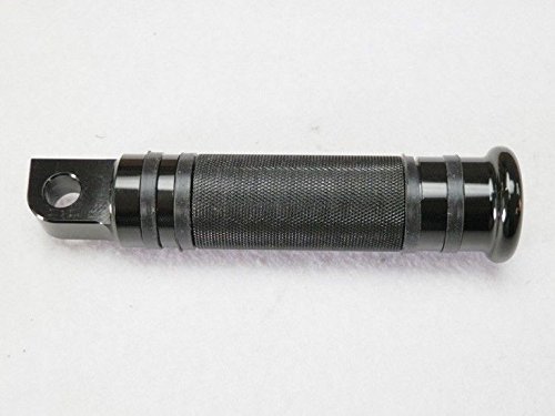 Motorcycle Black CNC Billet Aluminum Rear Front Foot Pegs Footrest for HD Dyna Harley Heritage Softail Fat Boy Fatboy Lo Road King Ultra Limited Tri Street Electra Glide Sportster 1200 883 Rocker