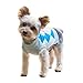 Stinky G Grey Argyle Patterned Sleeveless Dog Pet Sweater Small #10
