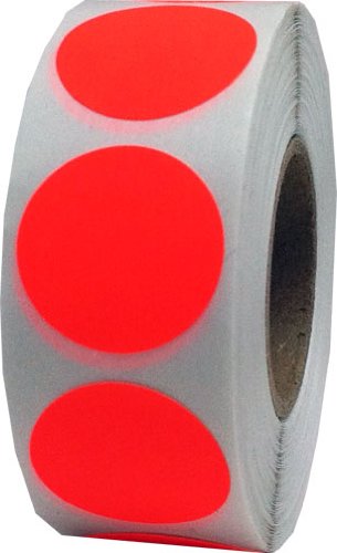 Instocklabels blank target pasters for shooting 1 inch …