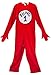 elope Thing 1 & 2 Costume Red Deluxe Jumpsuit and Wig, Adult S/M