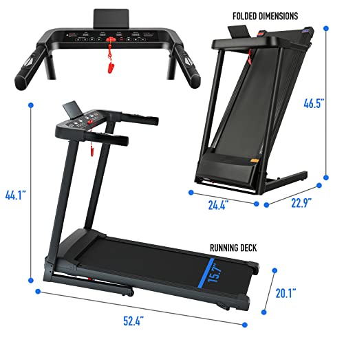 SSPHPPLIE Folding Treadmills for HomePortable Treadmills Small Space