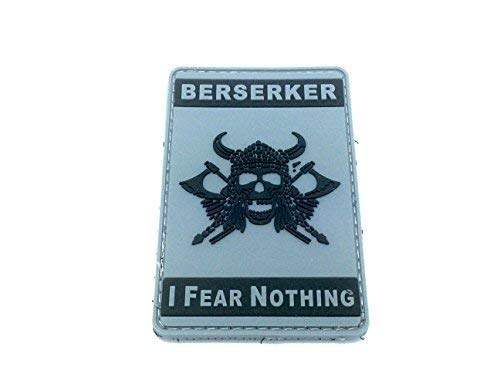 Berserker - I Fear Nothing Viking Airsoft PVC Morale Patch
