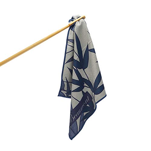 Beaumont Indigo Shoots Flute Swab - Bamboo Charcoal Flute Cleaning Cloth, To Be Used With Cleaning Rod (Not Included) As Part Of Cleaning Supplies Kit, Stores In Flute Case