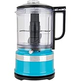 KitchenAid KFC0516CL 5 Cup Whisking Accessory Food Chopper, Crystal Blue (Renewed) CERTIFIED REFURBISHED