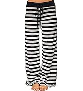 BORTGYUI Damen Pyjamahose - Weite Karo Schlafhose Mit Stretch & Elastikbund