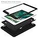 Hocase Compatible with iPad 5th/6th Generation Case, High-Impact Shock Absorbent Dual Layer Silicone+Hard PC Bumper Protective Case - Black