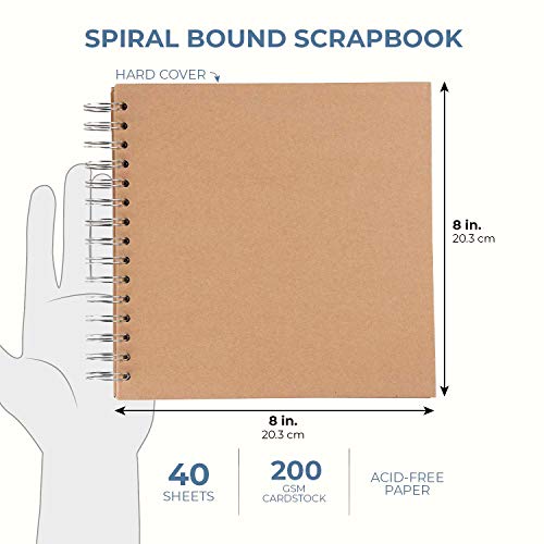 1 Hardcover+Scrapbook+Wedding+Cardboard+Sketchbook