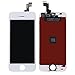 HXSZ LCD Touch Screen Digitizer Frame Assembly Full Set LCD Touch Screen Replacement +tools and Professional Glass Screen Protector for iPhone 5s/4.0 inches(White)Not for iphone 5
