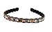 Yeshan Women Rhinestone and Crystal Bead Handmade Plastic Headband ,Hairband for Girls