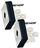 (PACK OF 2) MULTICOMP GBPC2504 BRIDGE RECTIFIER, SINGLE, 25A, 400V, GBPC