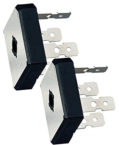 (PACK OF 2) MULTICOMP GBPC2504 BRIDGE RECTIFIER, SINGLE, 25A, 400V, GBPC