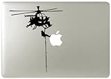 Soldiers Getting Dropped Off By Helicopter Army Navy Marines Macbook Ipad Decal Skin Sticker Laptop