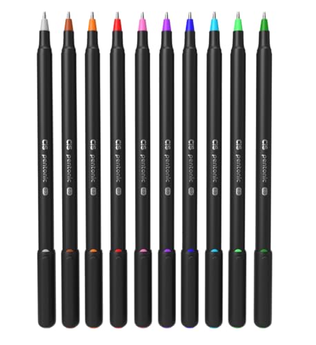 ESTOJO DE CANETAS PENTONIC ESFEROGRAFICA 0.7MM COM 10 CORES - CIS