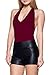 Cemi Ceri Women's J2 Love Faux Leather Shorts, Small Black