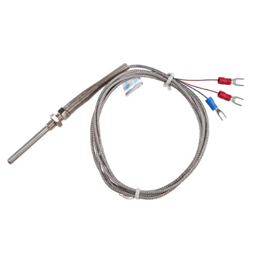 AGPtek Stainless Steel PT100 RTD Thermistor Sensor Probe (Temperature